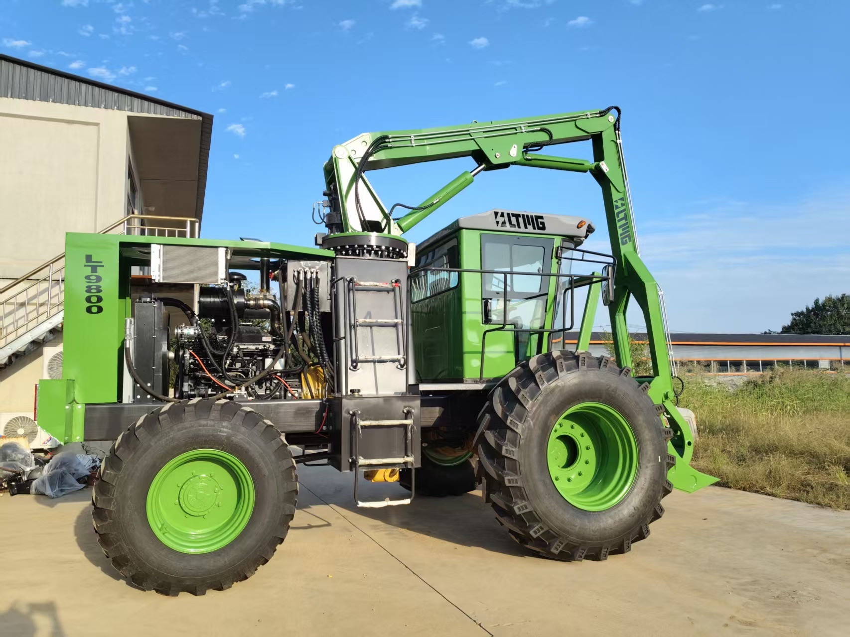 Cargador de caña de azúcar YUYAN YM6700 | Cargador de caña de alta resistencia | Motor Cummins opcional