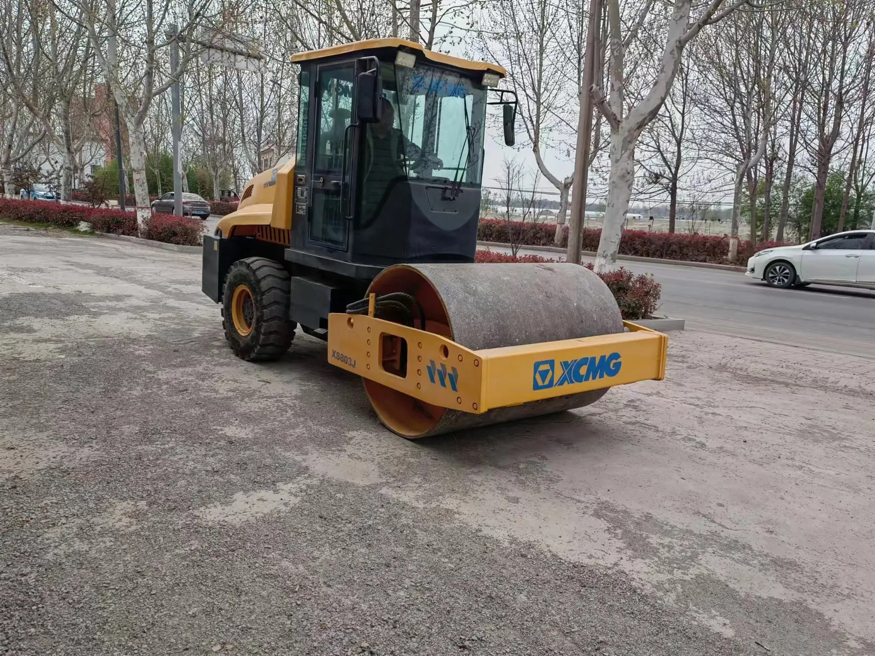 Rodillo compactador de 8 toneladas XCMG usado en venta | Compactador | Motor diésel confiable | Buen estado