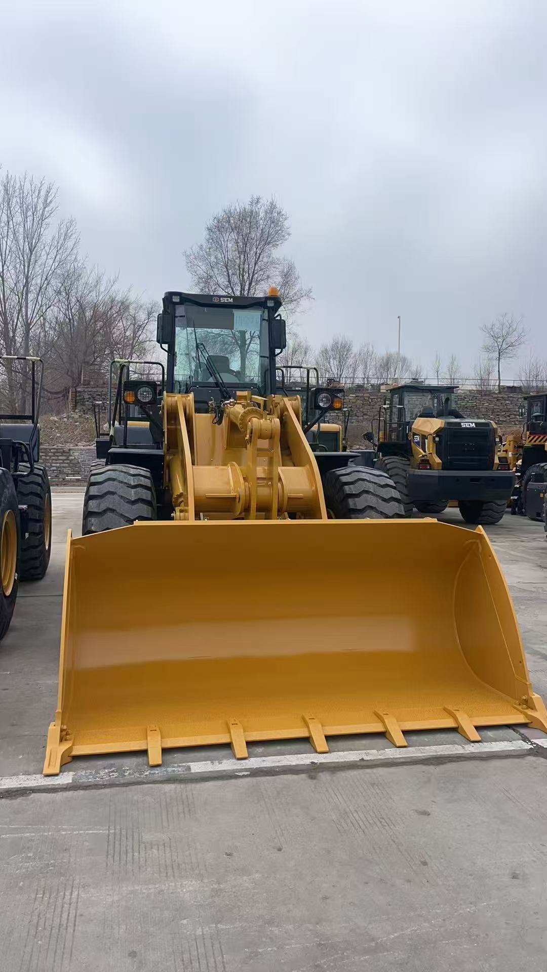 Cargador de ruedas SEM655D de 5 toneladas | Peso operativo de 16.800 kg | Motor Weichai de 162 kW | YUYAN MACHINERY