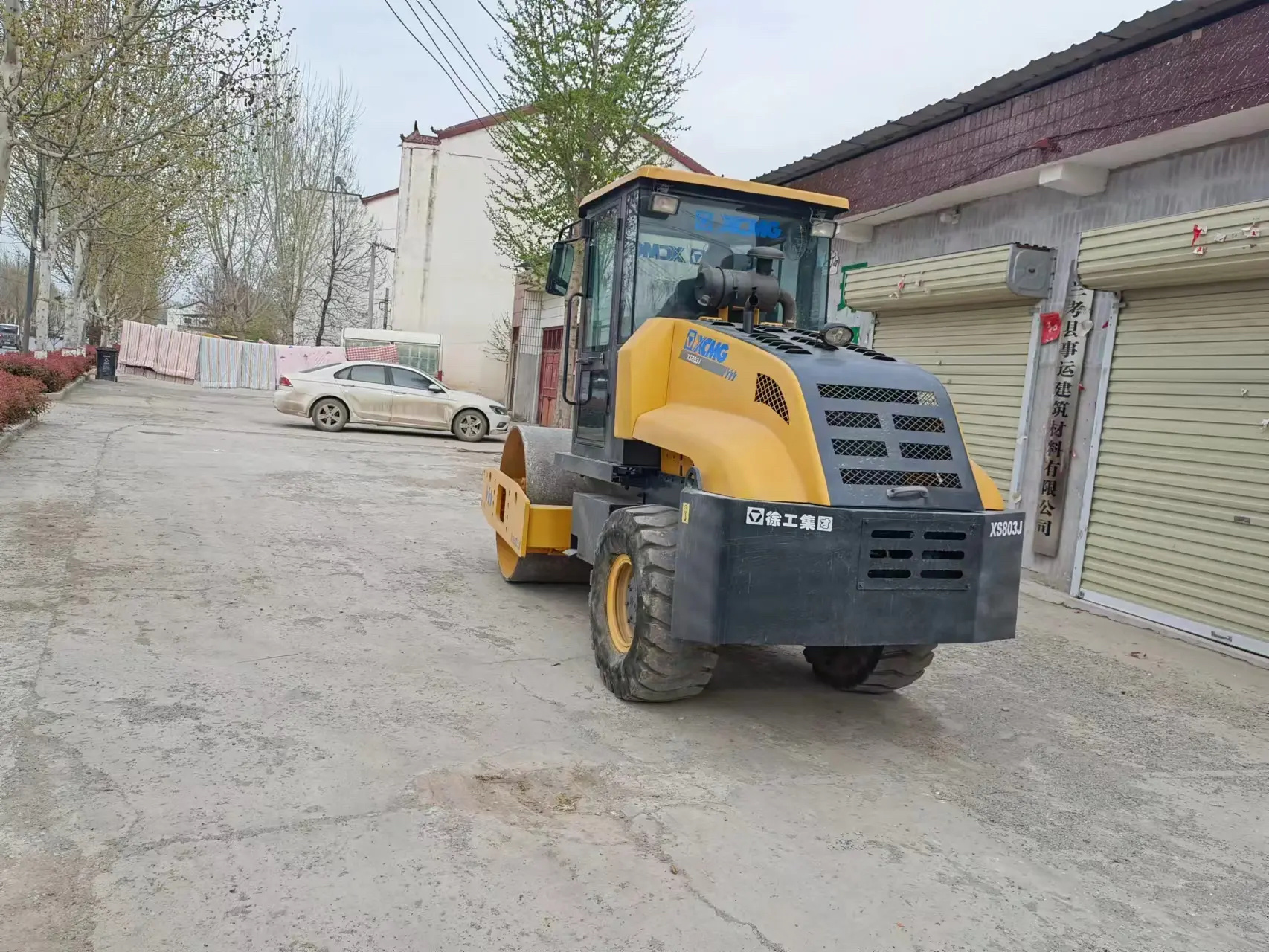 Rodillo compactador de 8 toneladas XCMG usado en venta | Compactador | Motor diésel confiable | Buen estado